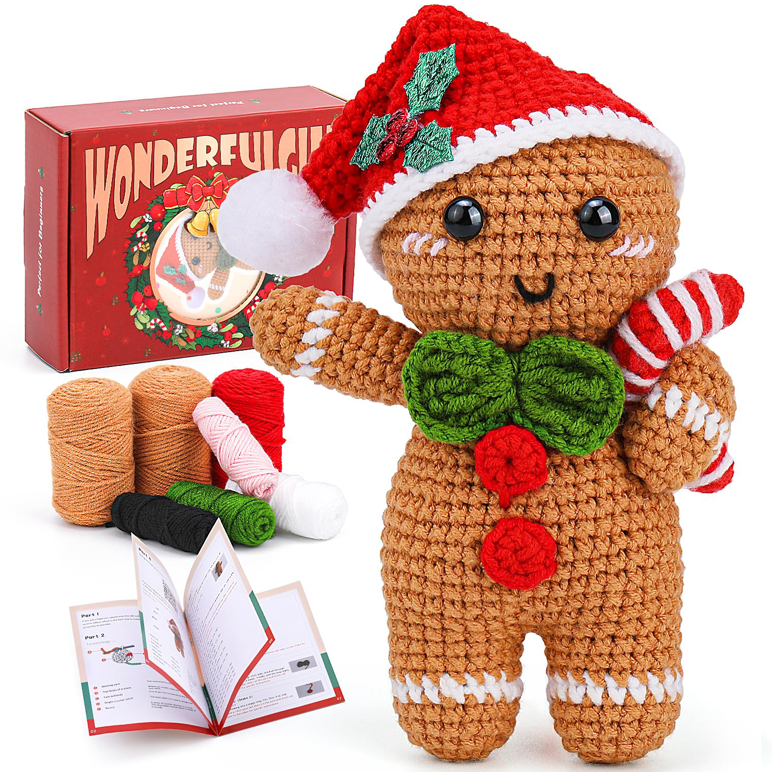 Christmas Santa Crochet Kit –