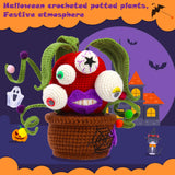 Multi-eyed Potted Halloween Crochet Kit