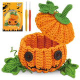 Starter Pumpkin Halloween Crochet Kit