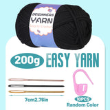 200g Cotton Easy Beginners Crochet Yarn - Uzecpk.com