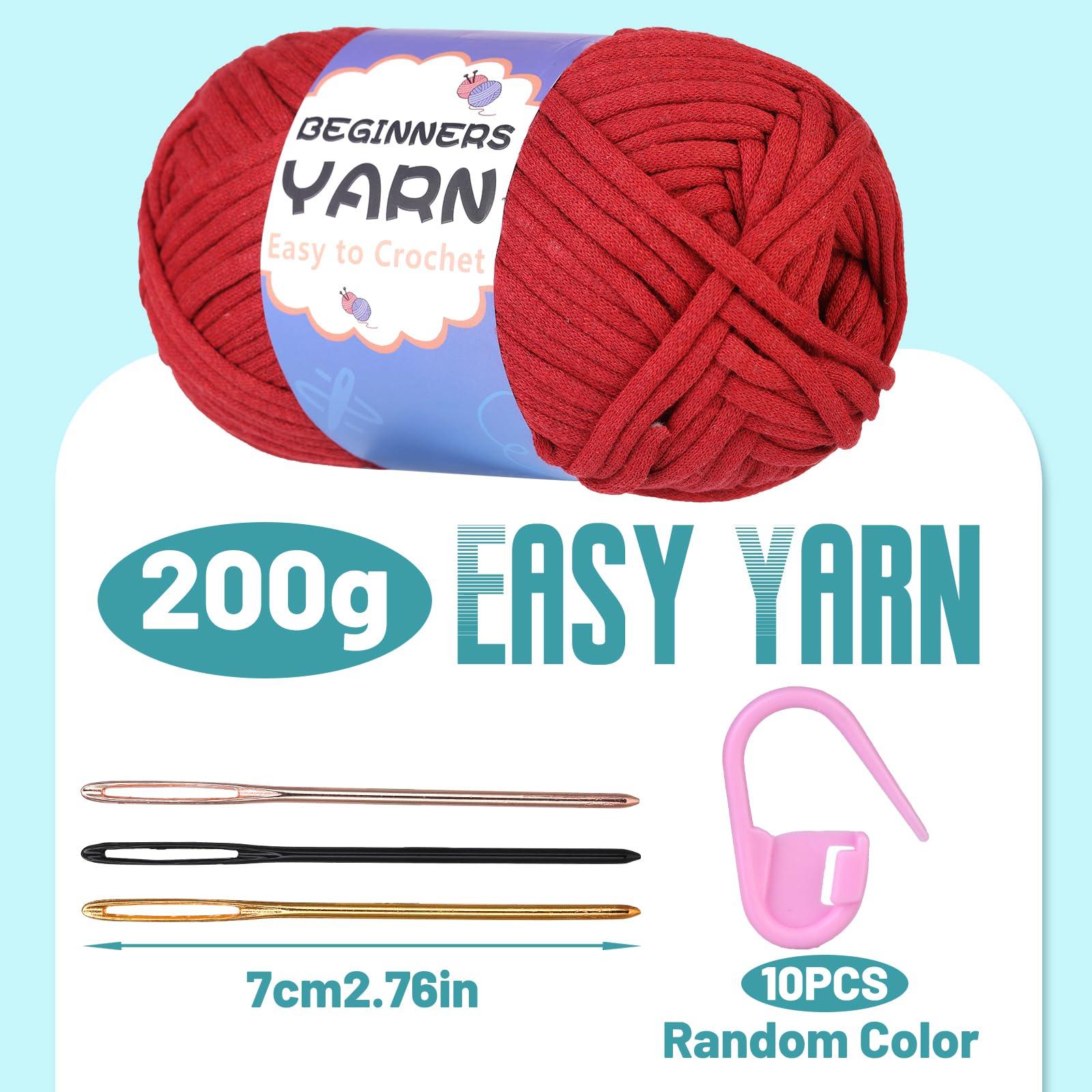 200g Cotton Easy Beginners Crochet Yarn - Uzecpk.com