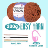 200g Cotton Easy Beginners Crochet Yarn - Uzecpk.com