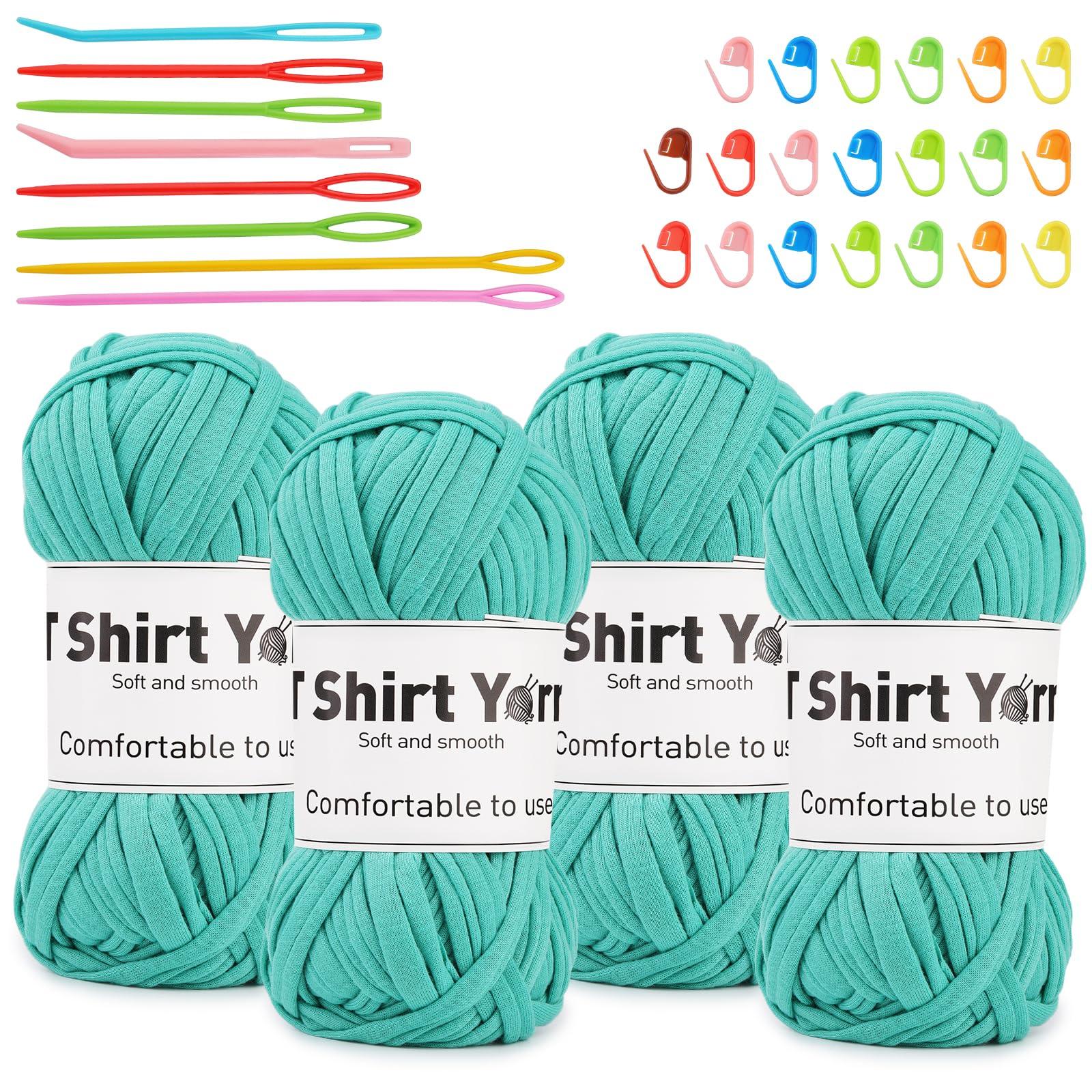 4x50g Cotton Blend Easy Beginners Crochet Yarn - Uzecpk.com