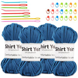 4x50g Cotton Blend Easy Beginners Crochet Yarn - Uzecpk.com