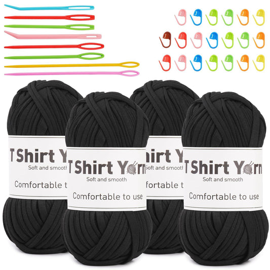 4x50g Cotton Blend Easy Beginners Crochet Yarn - Uzecpk.com