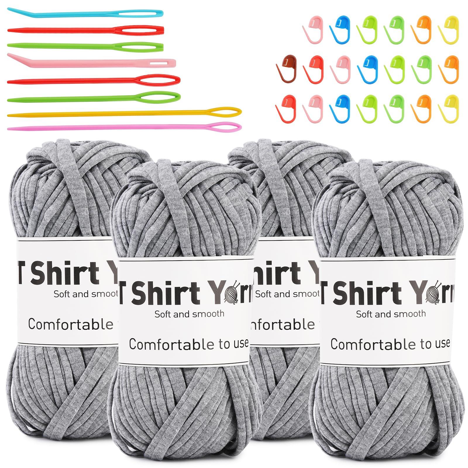 4x50g Cotton Blend Easy Beginners Crochet Yarn - Uzecpk.com