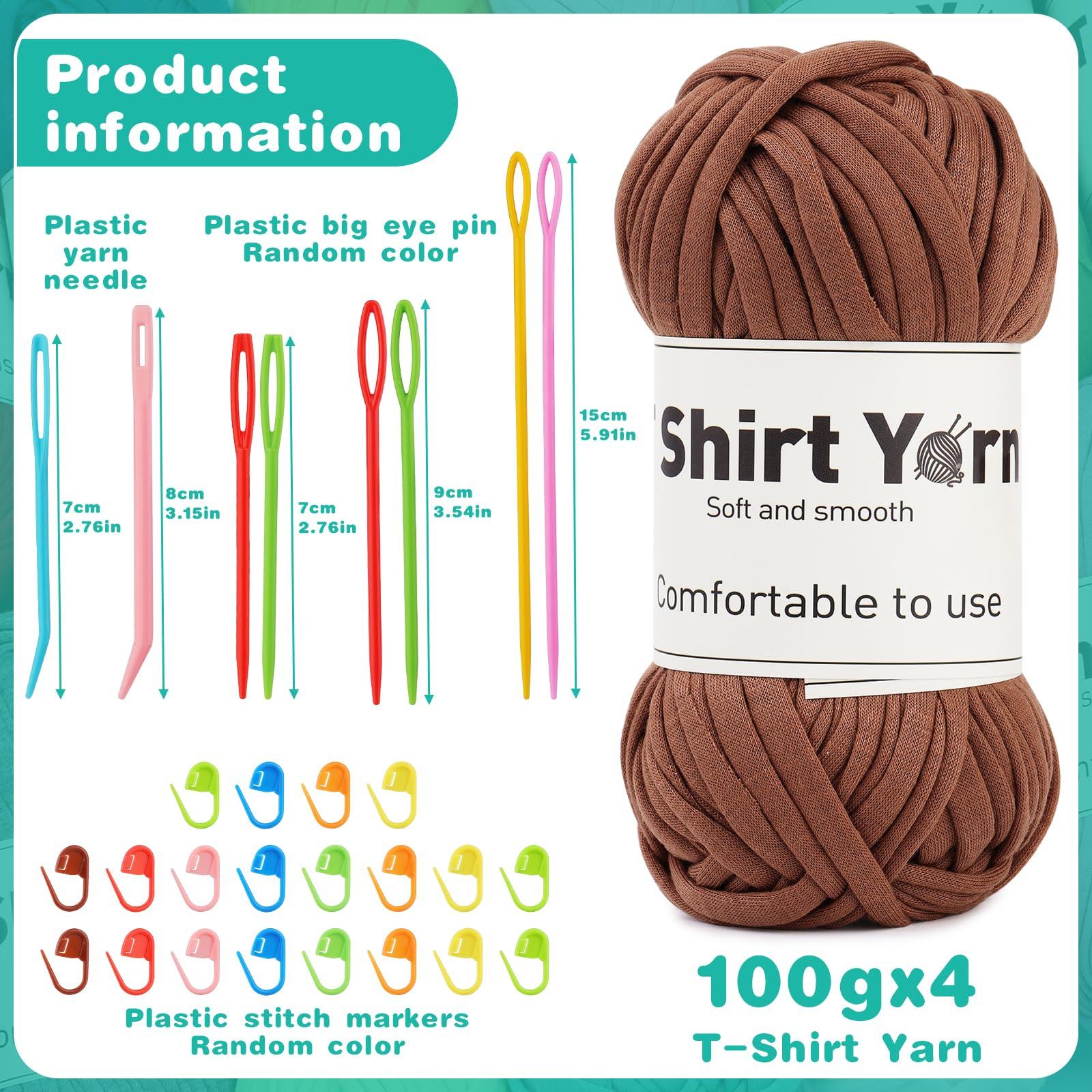 4x50g Cotton Blend Easy Beginners Crochet Yarn - Uzecpk.com