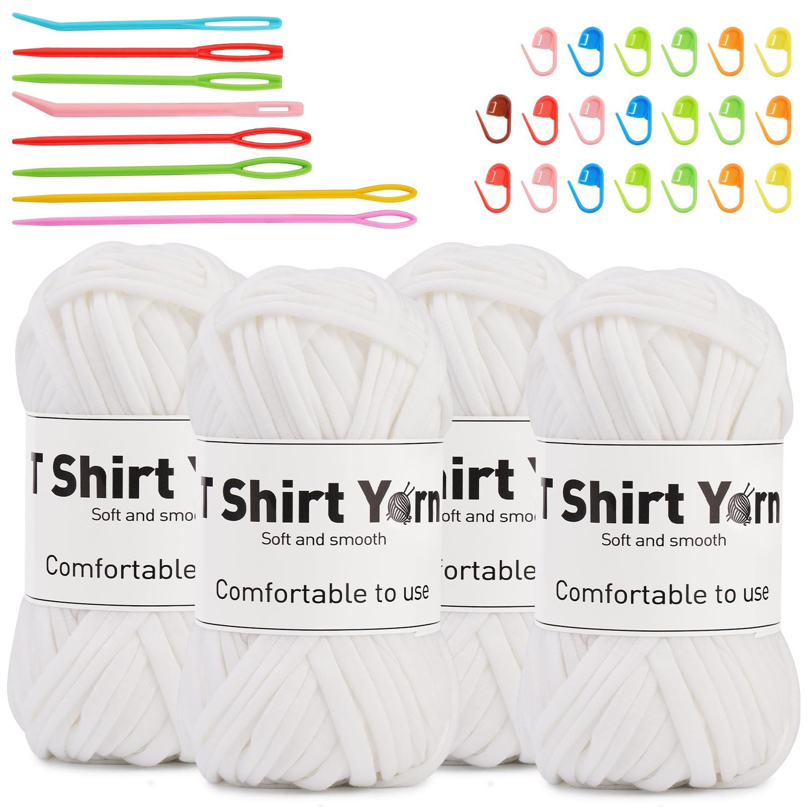 4x50g Cotton Blend Easy Beginners Crochet Yarn - Uzecpk.com