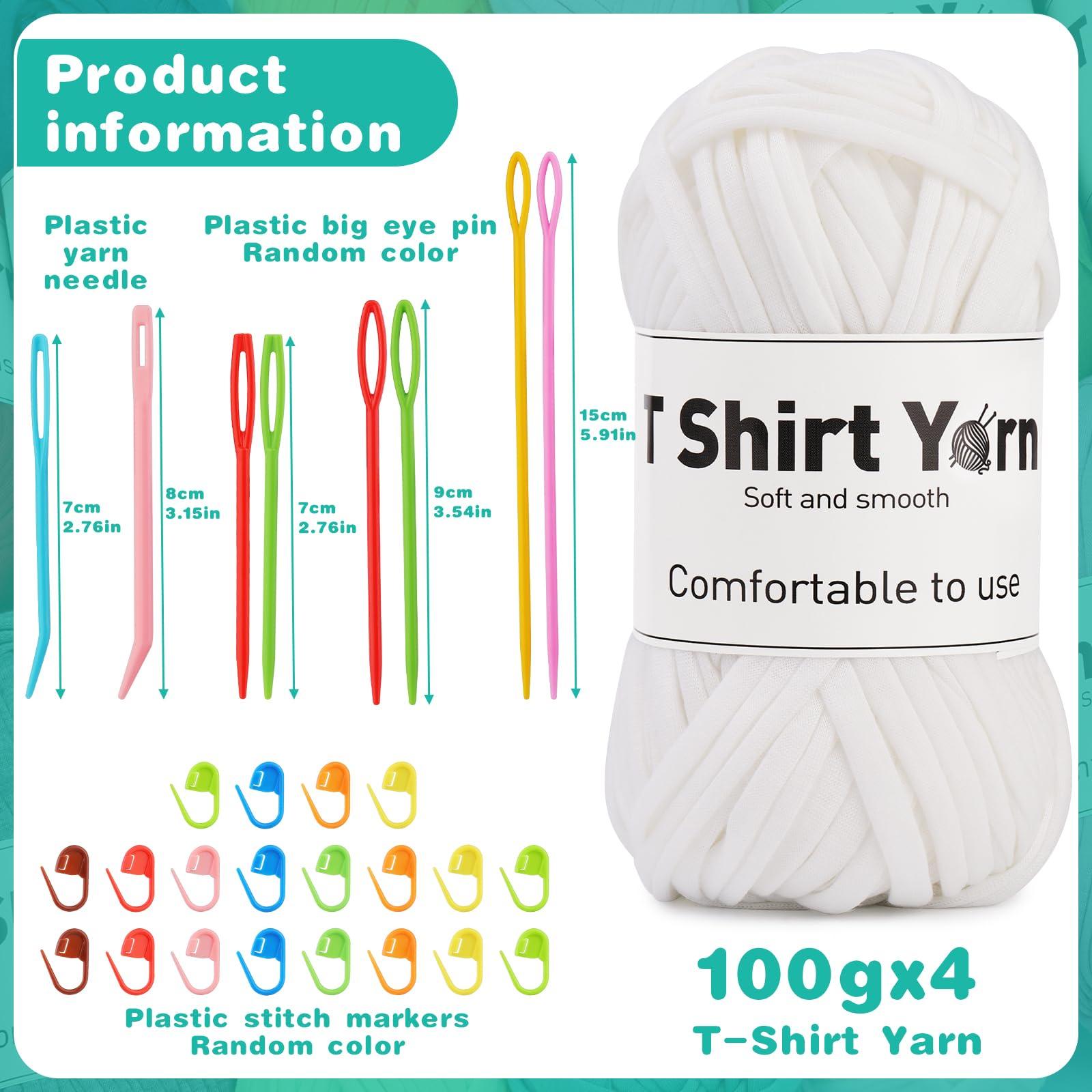 4x50g Cotton Blend Easy Beginners Crochet Yarn - Uzecpk.com