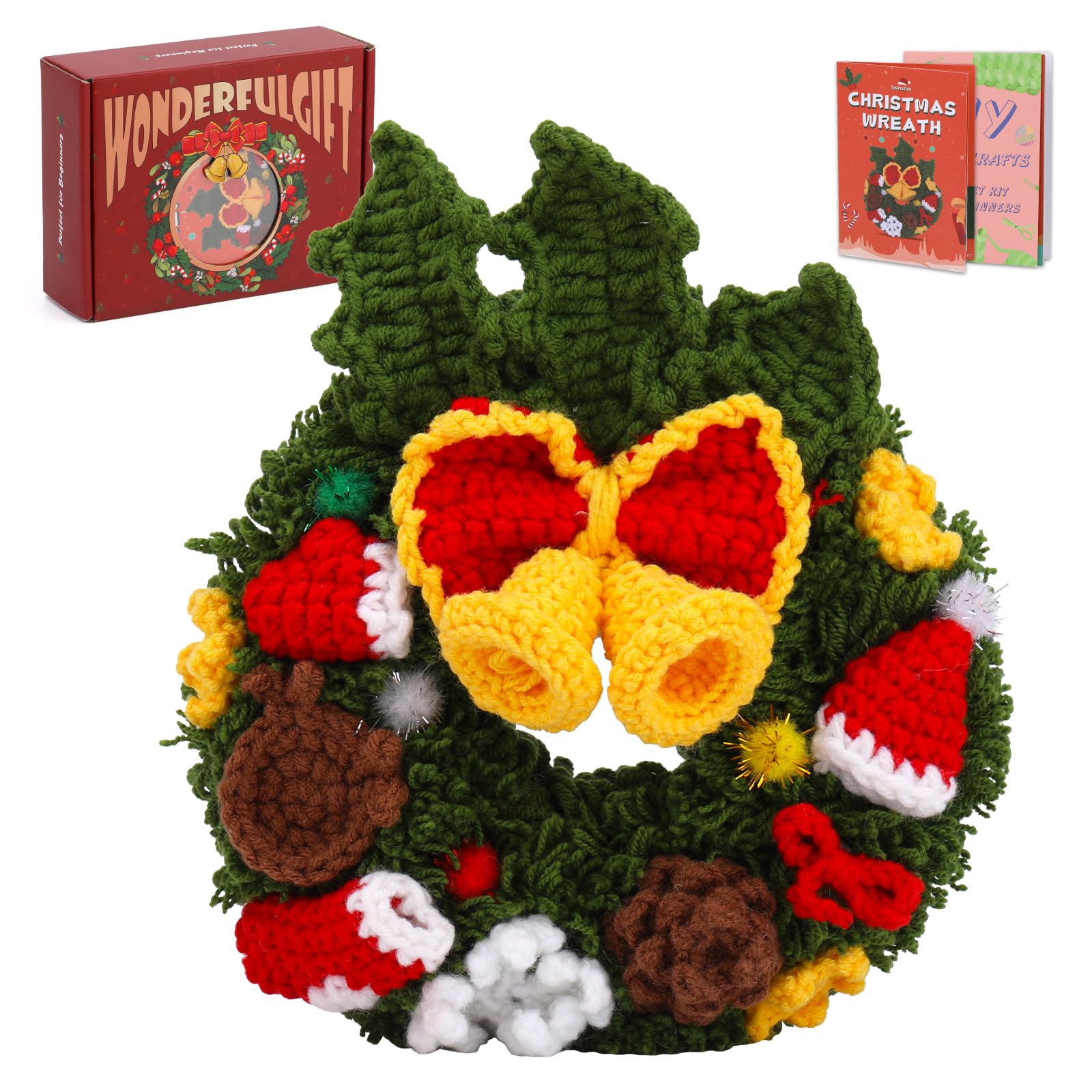 Christmas Wreath Crochet Kit