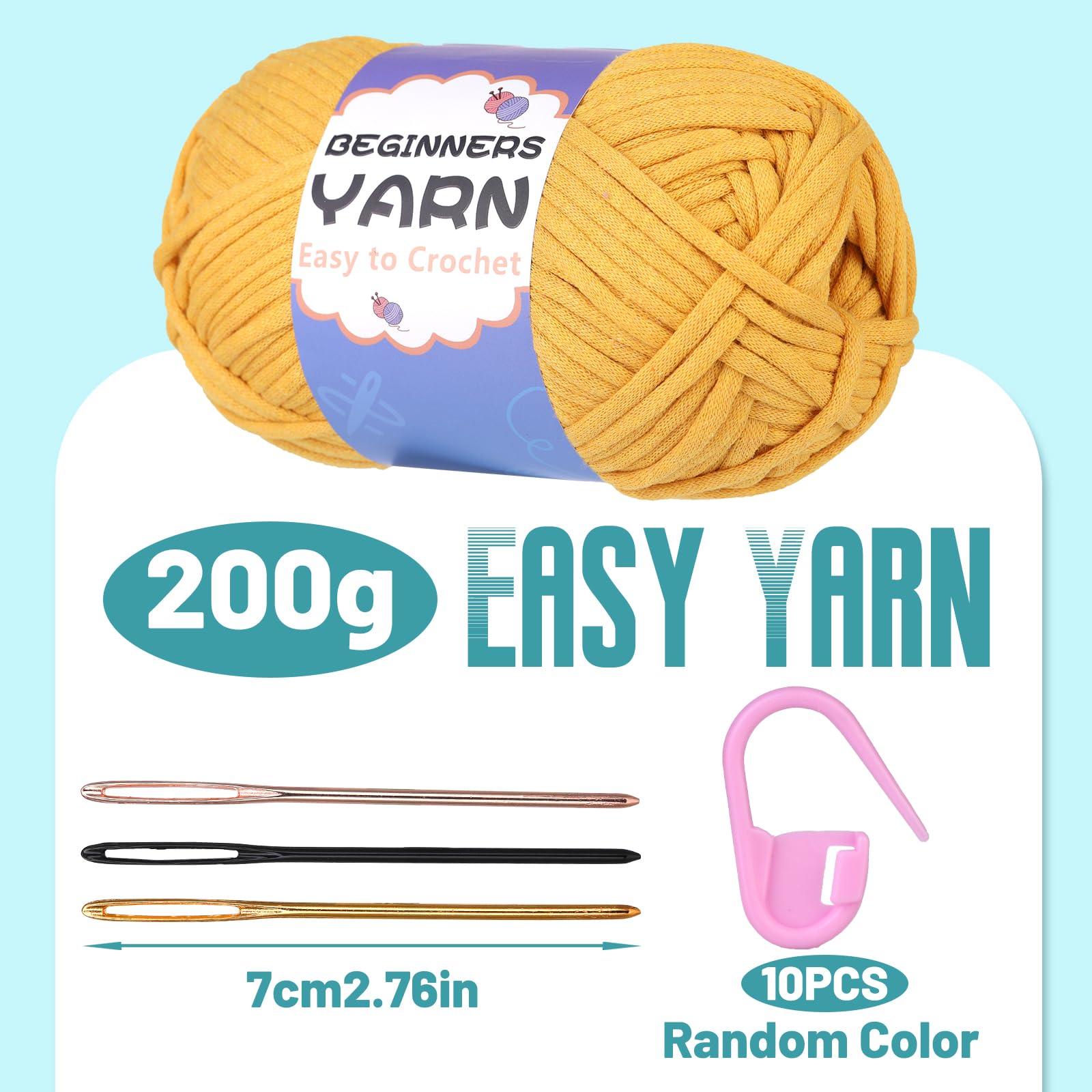 200g Cotton Easy Beginners Crochet Yarn - Uzecpk.com