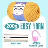 200g Cotton Easy Beginners Crochet Yarn - Uzecpk.com