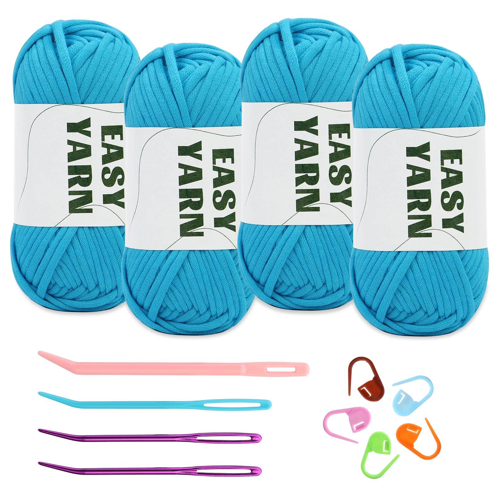 4x50g Nylon Cotton Easy Beginners Crochet Yarn - Uzecpk.com