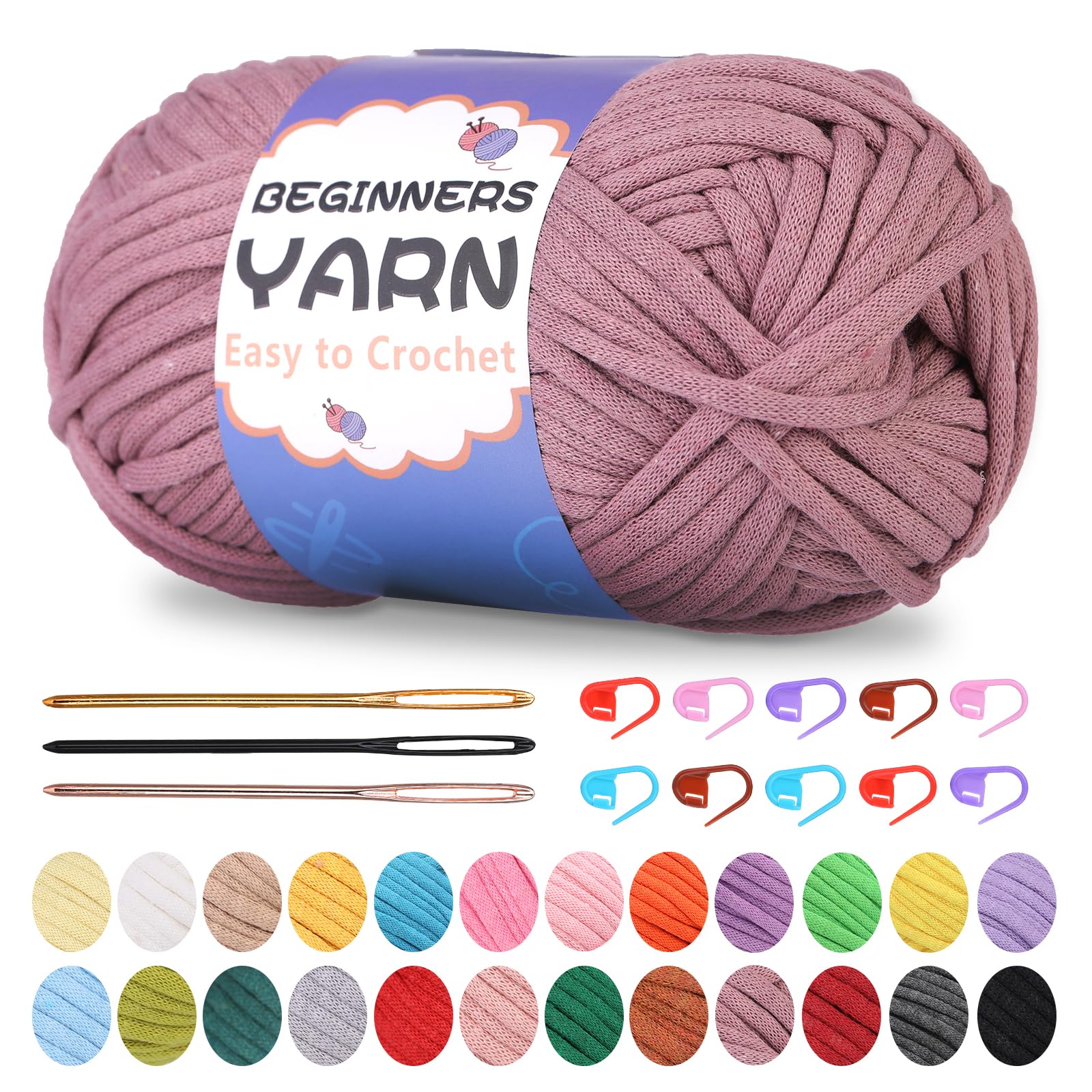 200g Cotton Easy Beginners Crochet Yarn