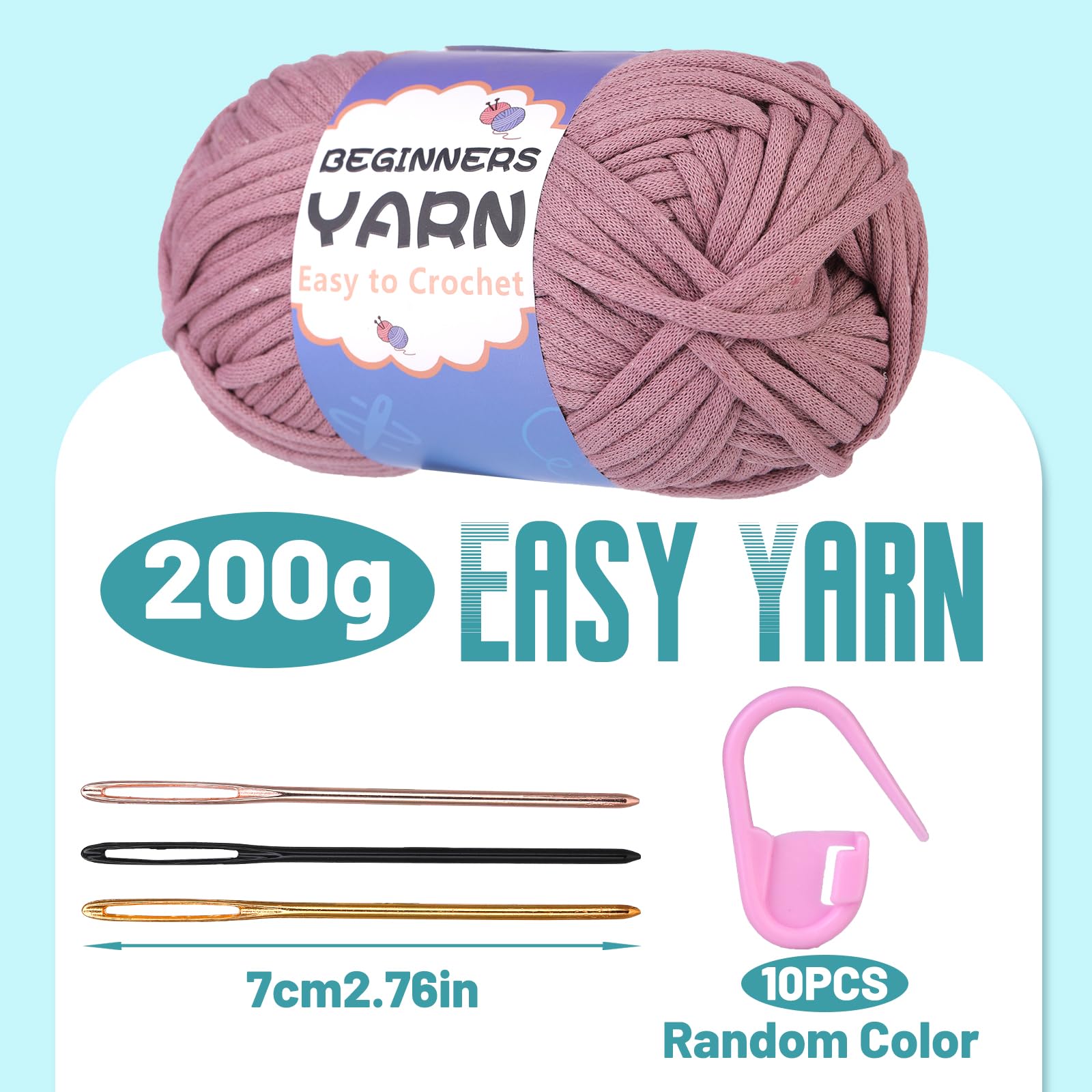 200g Cotton Easy Beginners Crochet Yarn