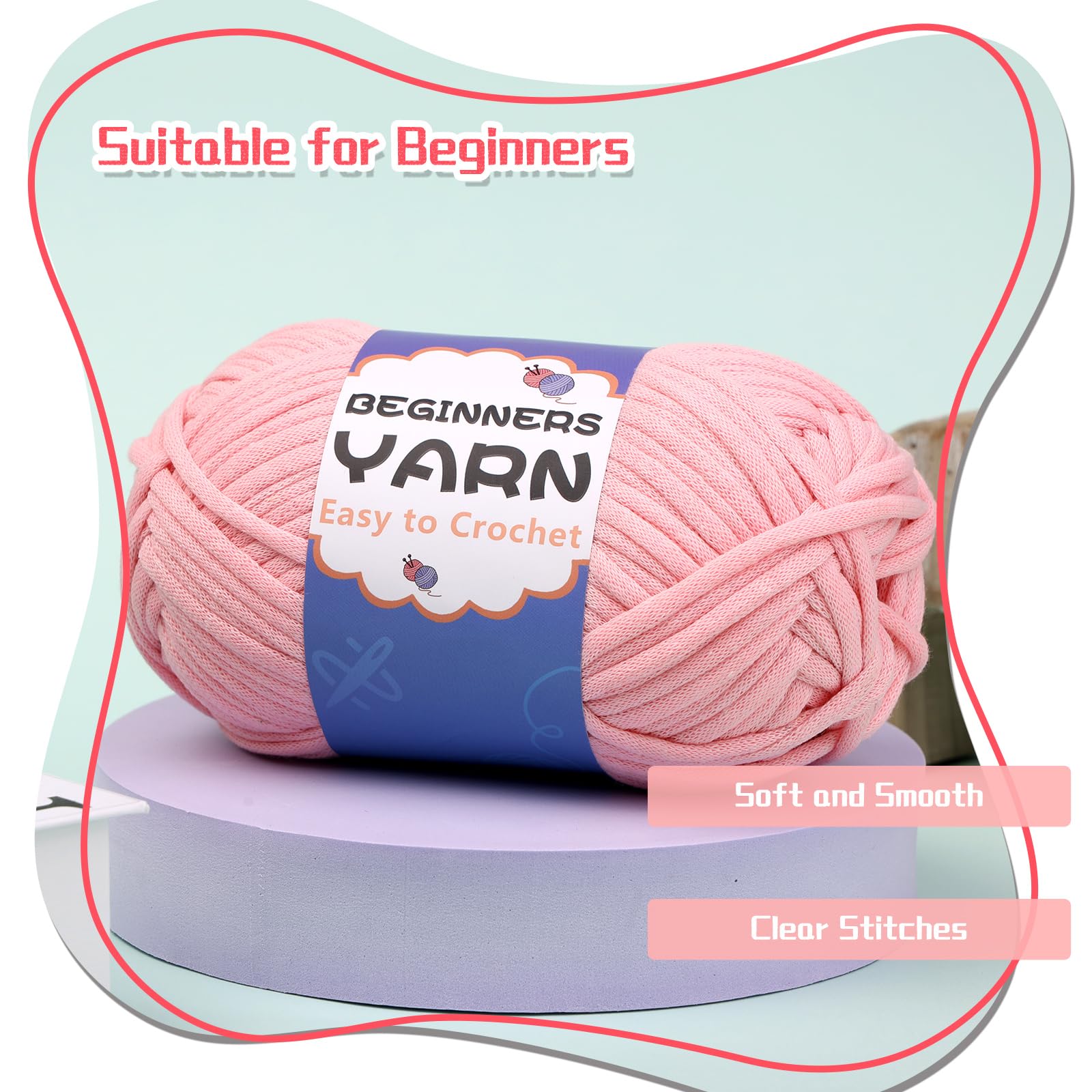 200g Cotton Easy Beginners Crochet Yarn