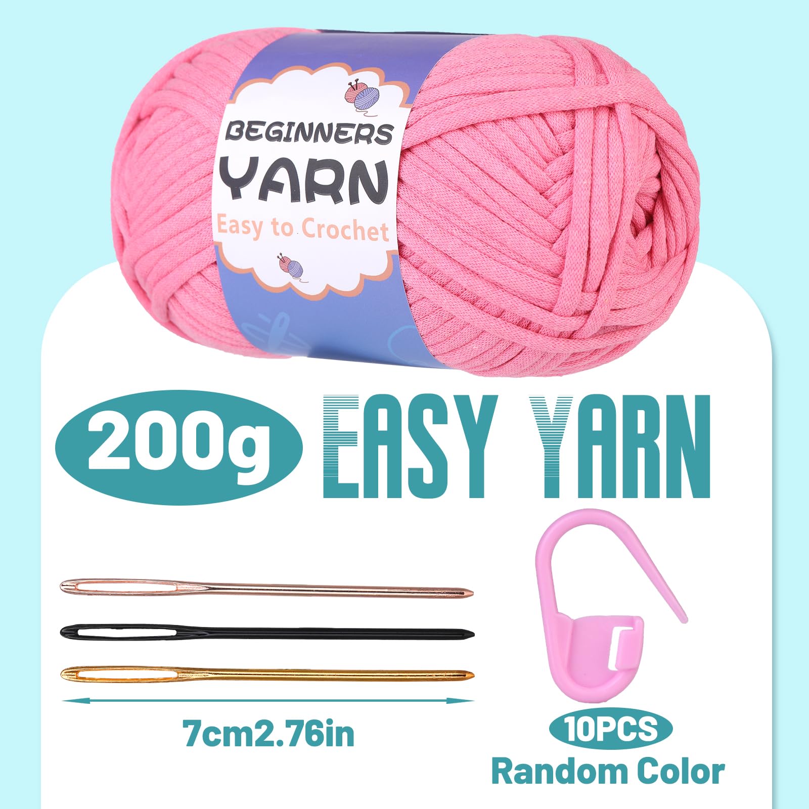 200g Cotton Easy Beginners Crochet Yarn