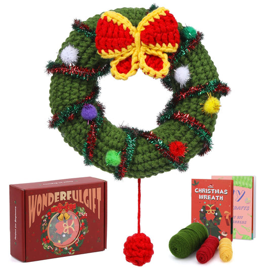 Christmas Wreath Crochet Kit