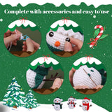 Christmas Snowman Crochet Kit