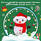 Christmas Snowman Crochet Kit