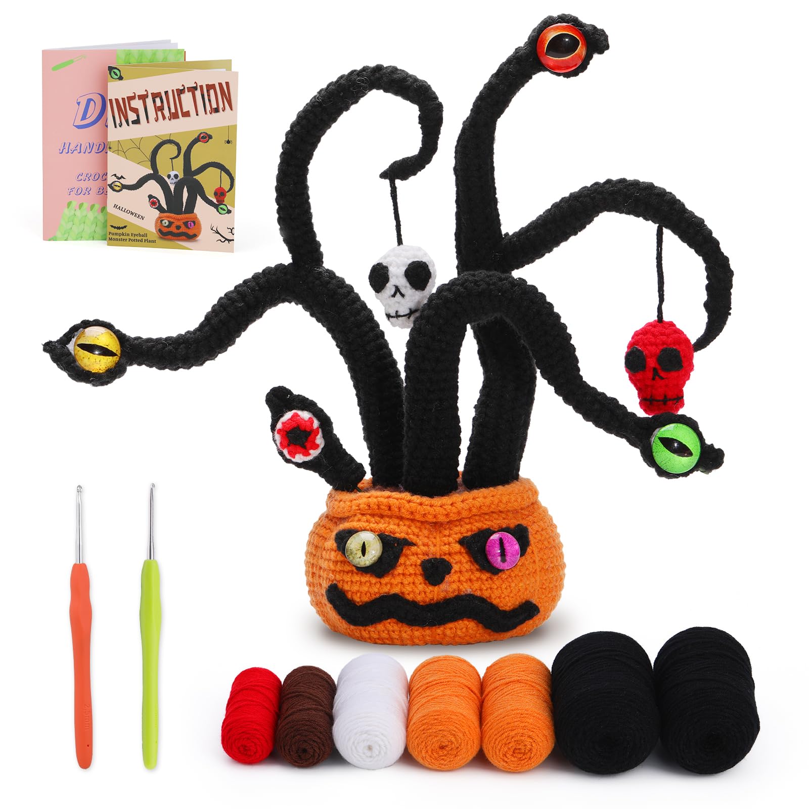 Ghost Potted Halloween Crochet Kit